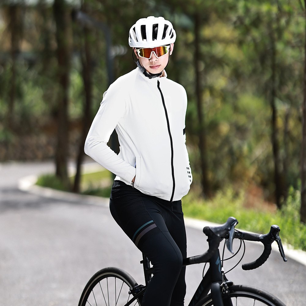 2023 New Autumn And Winter Cycling Clothing Men's Windproof Cold Padded Splicing Jacket Jacket