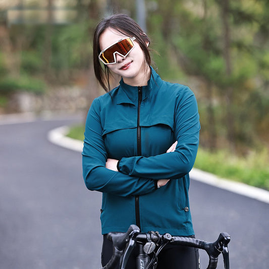 2023 New Women's Bike Riding Windbreaker Waistcoat Removable Design Windproof Waterproof Jacket