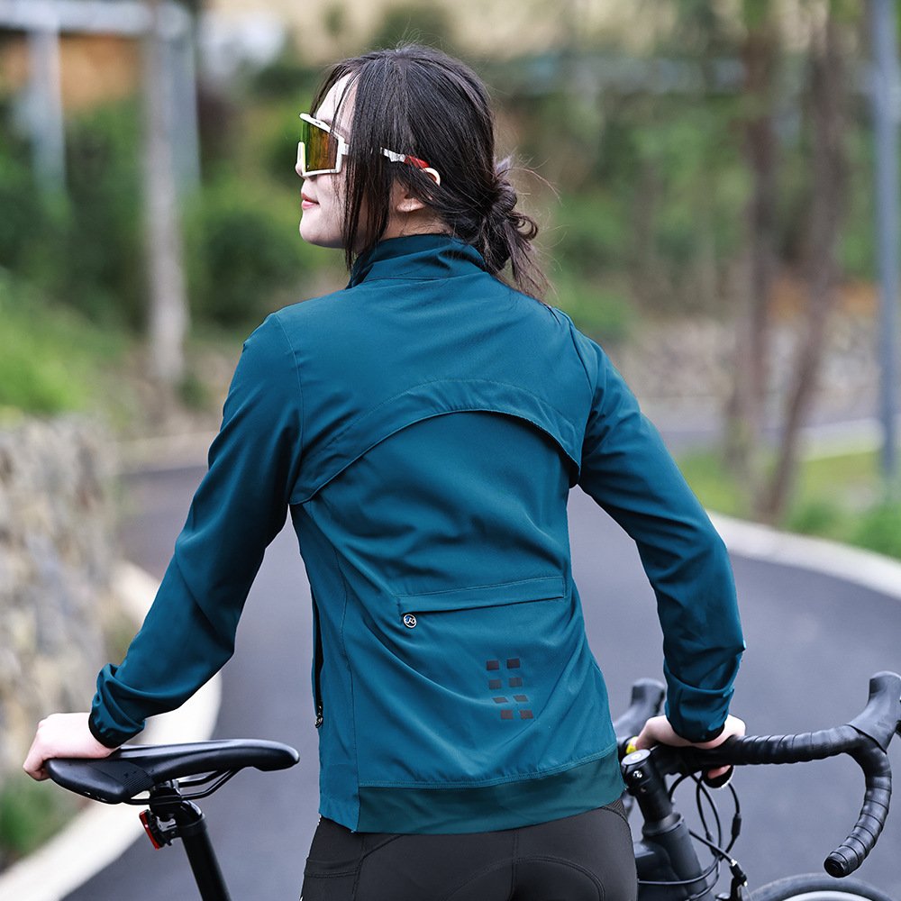 2023 New Women's Bike Riding Windbreaker Waistcoat Removable Design Windproof Waterproof Jacket