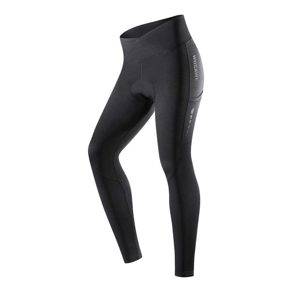 2023 New Women's Autumn and Winter Bicycle Cycling Pants Padded Windproof and Warm Cycling Pants